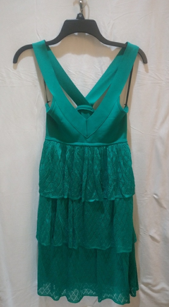bebe Green Half Dress